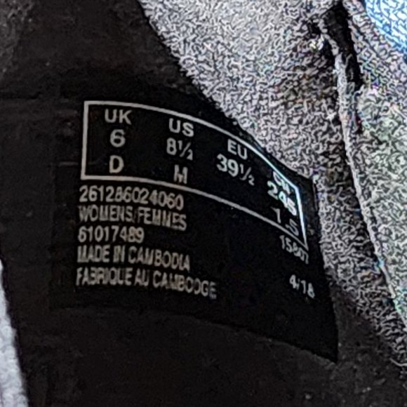 Like New Clarks Black Tweed Combo Slip-On Flats - Picture 8 of 10